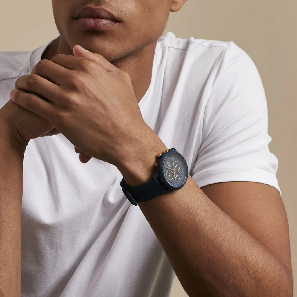 Montre Homme Lacoste 2011248 Chronographe Quartz Bleu - Bracelet Silicone vue 4