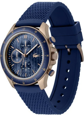 Montre Homme Lacoste 2011253 Cadran Bleu Multifonctions Bracelet Silicone vue 2