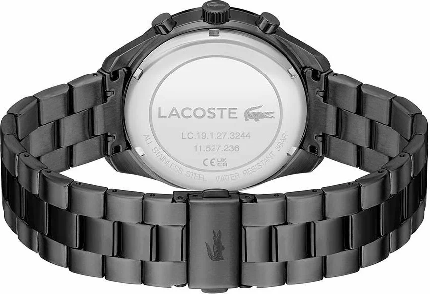 Montre Homme Lacoste Boston 2011270 - Boîtier Acier Noir, Cadran Vert Multifonctions vue 2