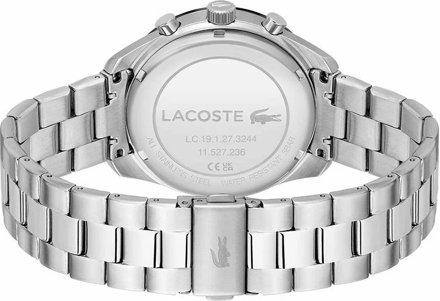 Montre Lacoste Homme Réf. 2011272 - Boîtier Acier Bicolore, Cadran Noir Multifonctions vue 3