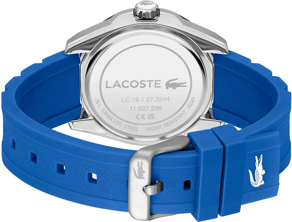 Montre Homme Lacoste Finn 2011285 - Cadran Noir, Bracelet Silicone Bleu vue 3