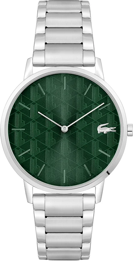 Montre Homme Lacoste 2011311 - Cadran Vert et Bracelet Acier Argenté
