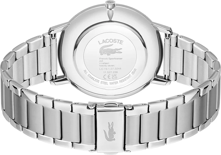 Montre Homme Lacoste 2011311 - Cadran Vert et Bracelet Acier Argenté vue 3