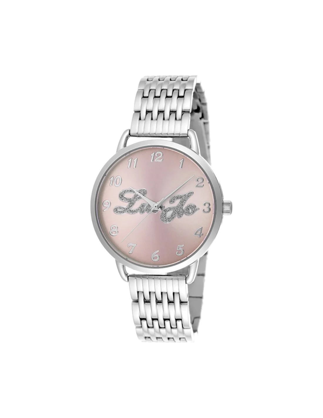 Montre Femme Liu Jo Luxury Isabel TLJ1031 en Acier Argent et Cadran Fuchsia