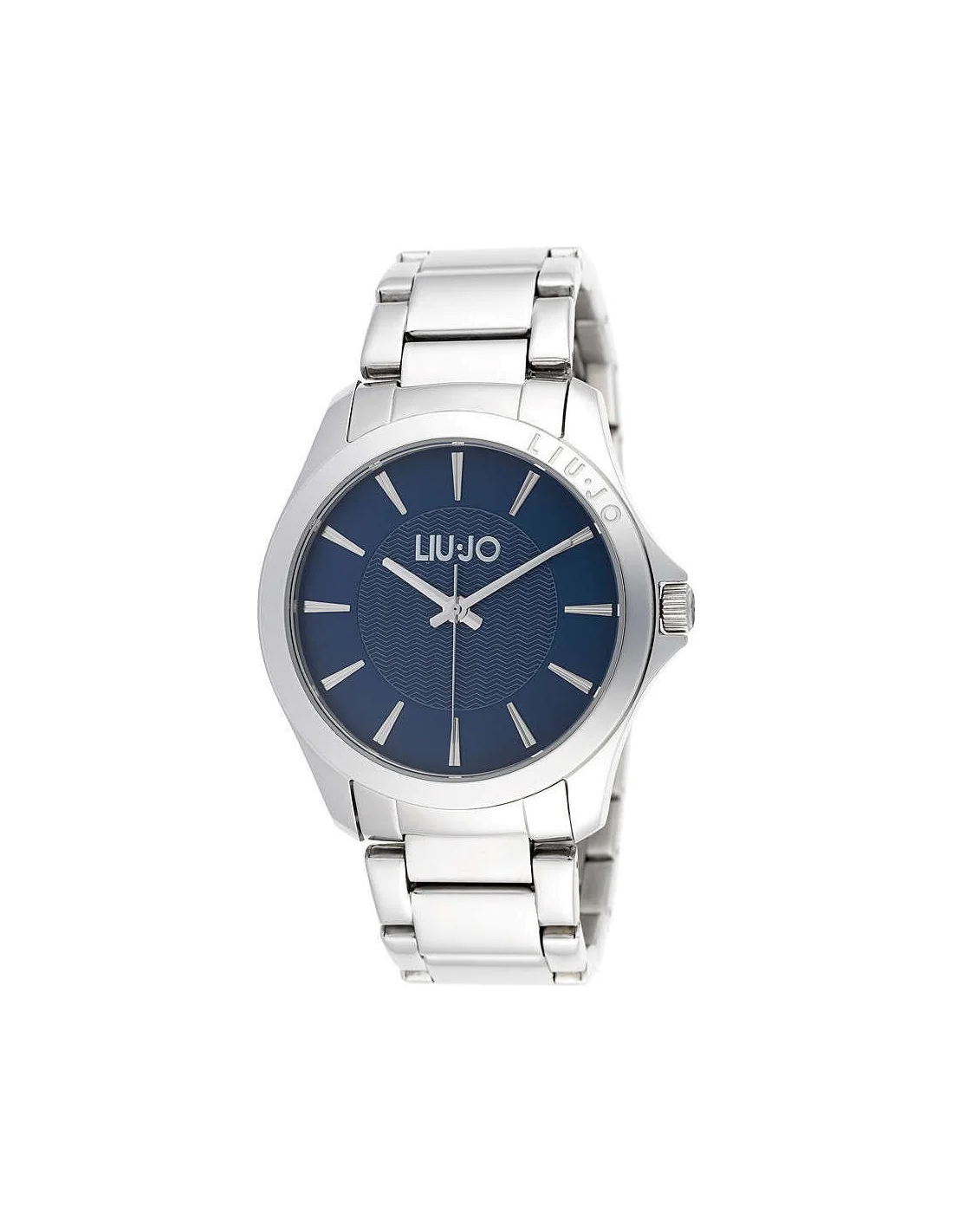 Montre Homme Liu Jo Luxury Riva TLJ813 en acier argenté à cadran bleu