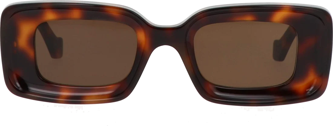 Lunettes de soleil Loewe LW40101I rectangulaires pour femme vue 3