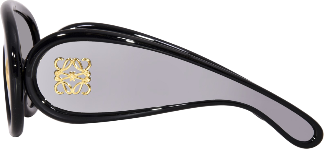 Lunettes de soleil Loewe Paula's Ibiza LW40108I en acétate - Noir - Or vue 3