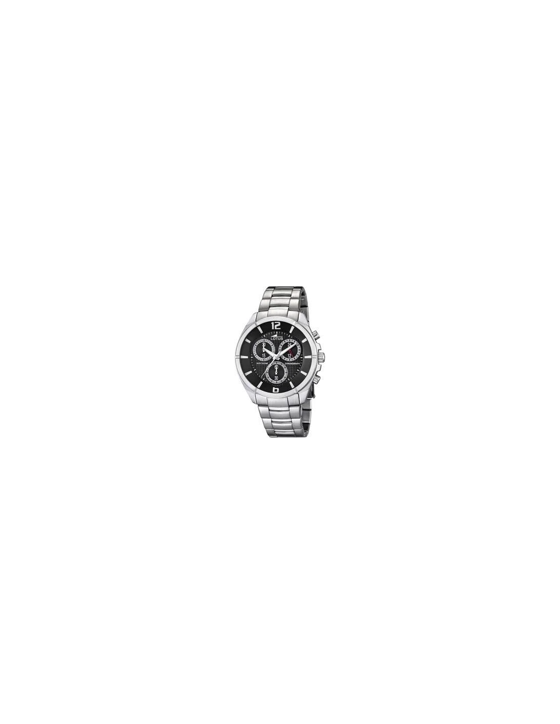 Montre Homme Lotus L10123/3 Chronographe Sport Acier Noir