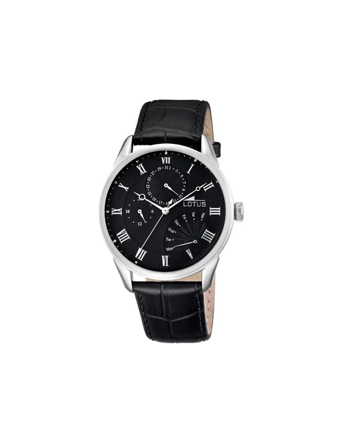 Montre Homme Lotus Trendy L10131/4 Cadran Noir Bracelet Cuir