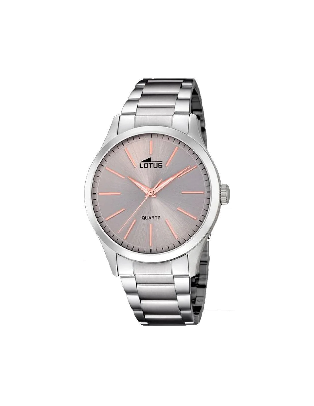 Montre Homme Lotus L15959/8 Minimaliste - Cadran Bleu, Boîtier Acier, Bracelet Cuir Noir