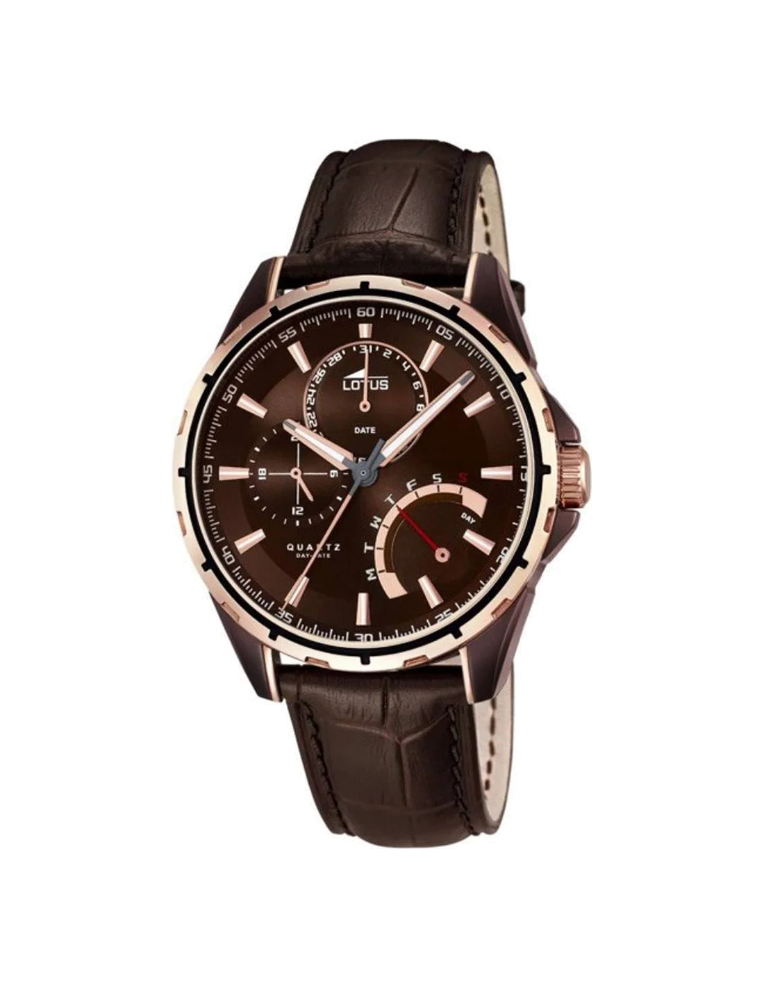 Montre Homme Lotus Smart Casual L18211/1 Cadran Marron Cuir