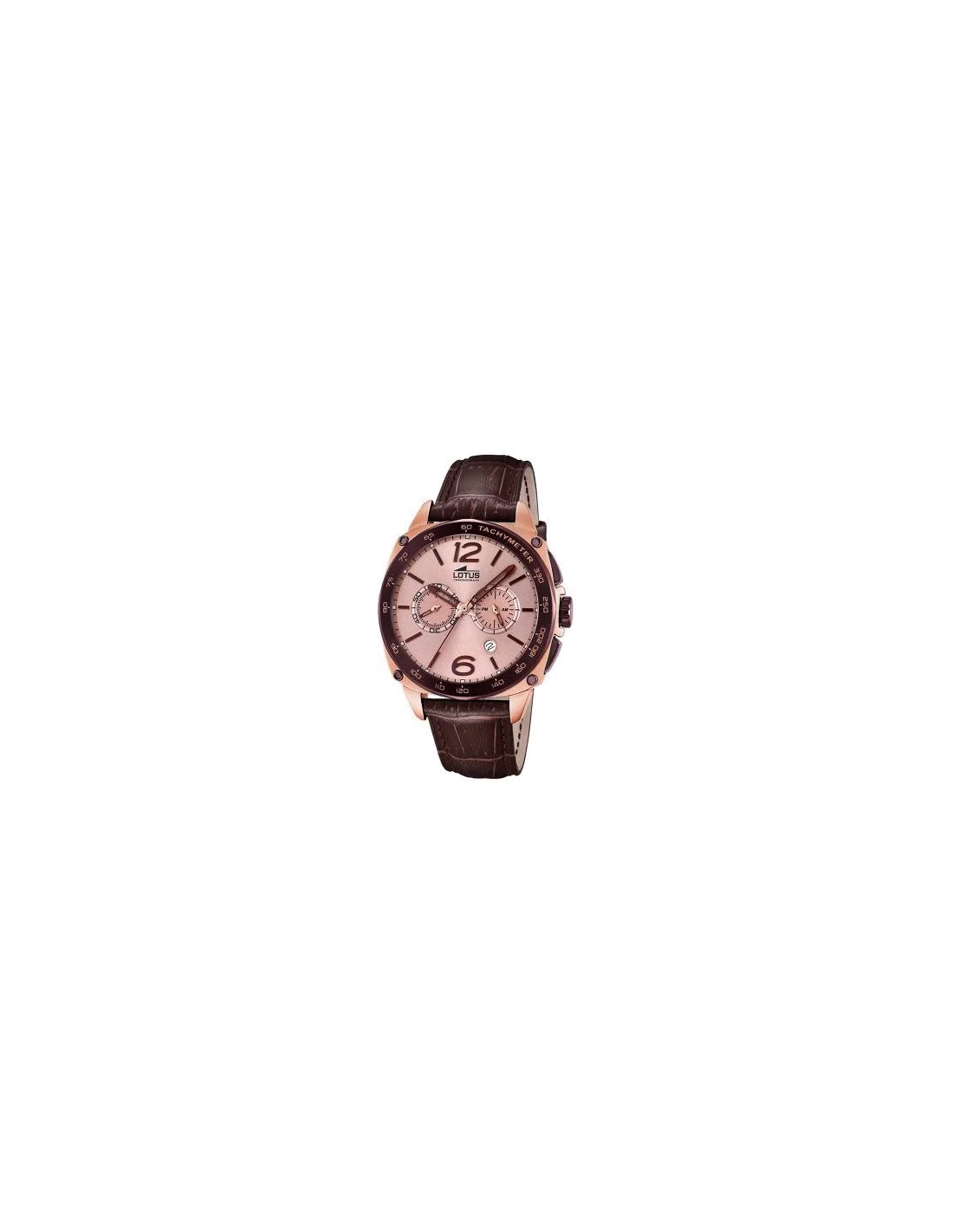 Montre Homme Lotus Smart Casual L18217/2 en Cuir Marron et Boîtier Or Rose