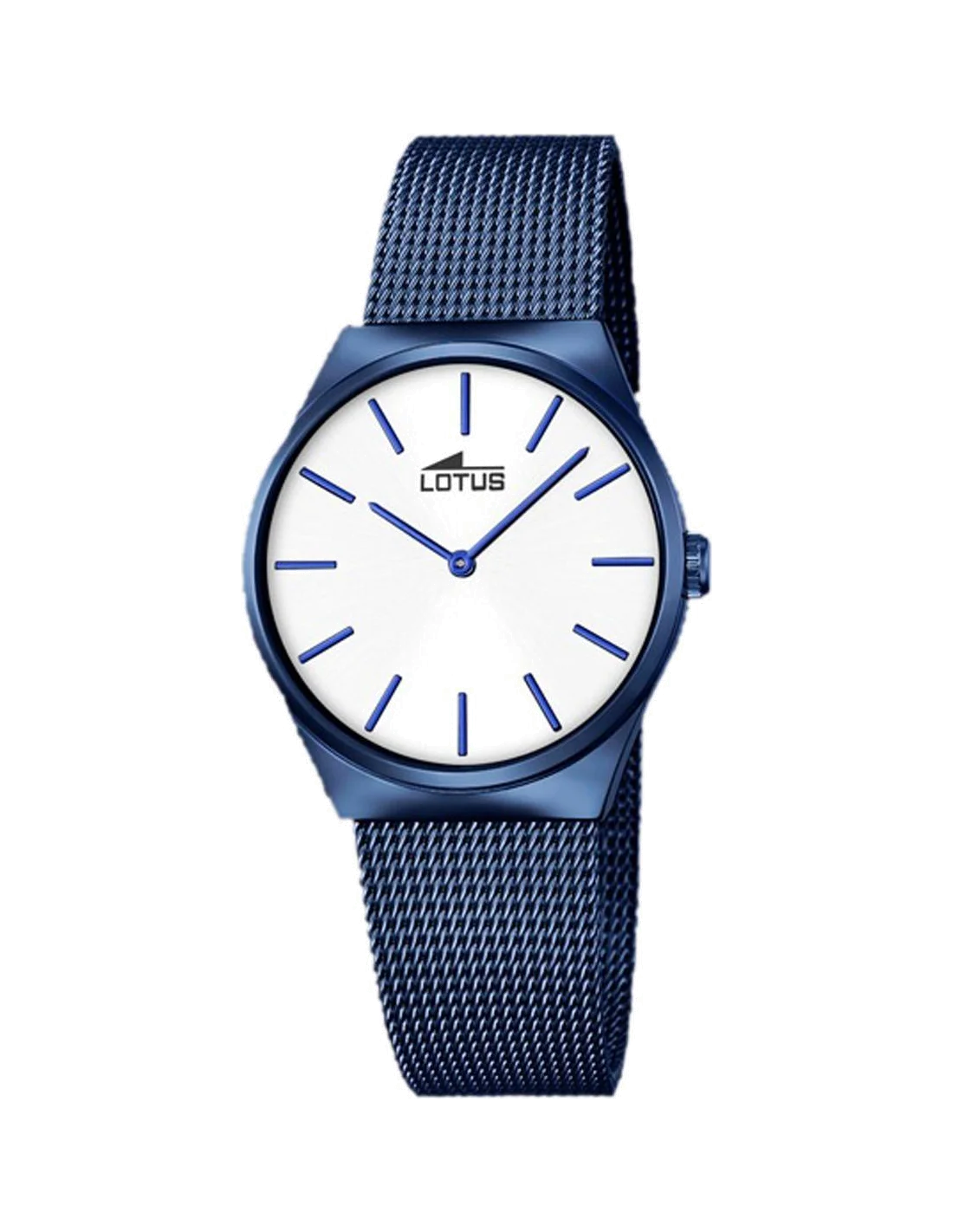 Montre Femme Lotus Trendy Bleu L18290/1 - Cadran Blanc Acier