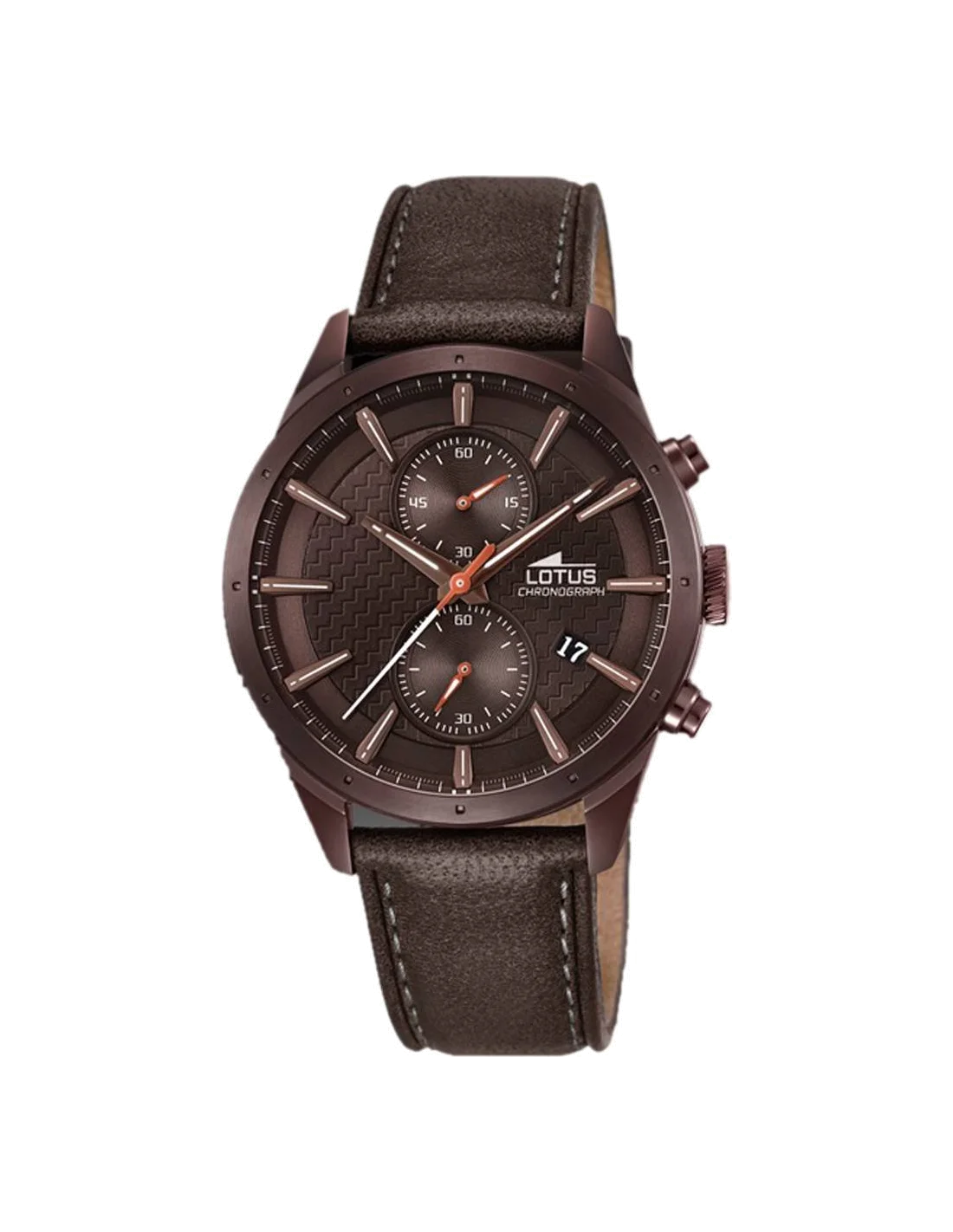 Montre Homme Lotus L18316/1 Cadran et Bracelet Marron Cuir