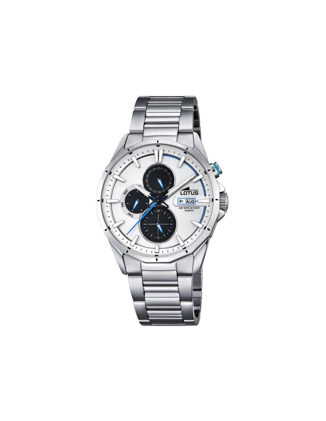 Montre Homme Lotus L18319/1 en Acier Argenté