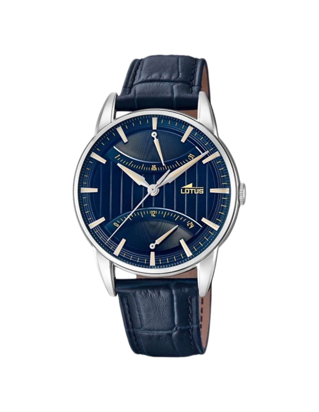 Montre Homme Lotus L18429/3 - Cadran Bleu, Bracelet Cuir Bleu