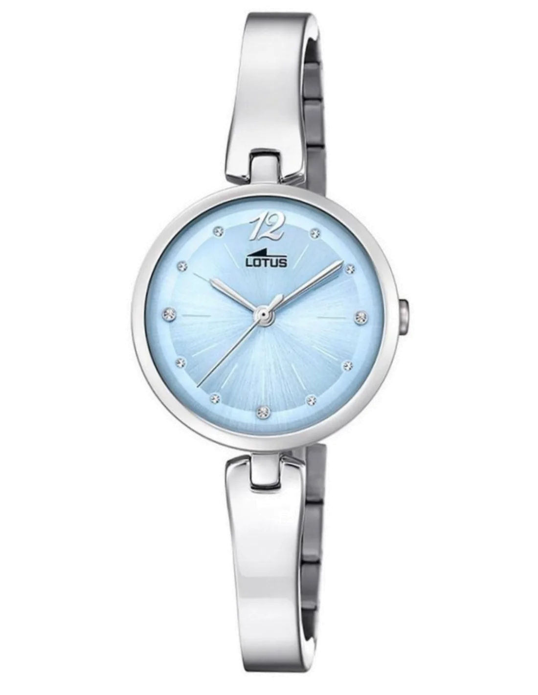Montre Femme Lotus L18445/3 en Acier Argent Cadran Bleu