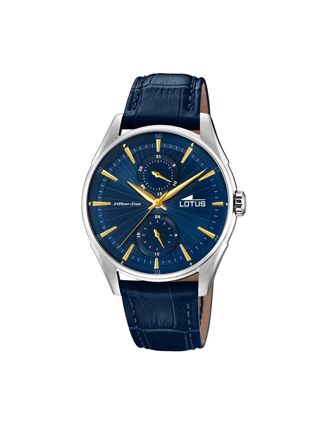 Montre Homme Lotus Chronographe L18523/3 en Acier, Cadran et Bracelet Bleu