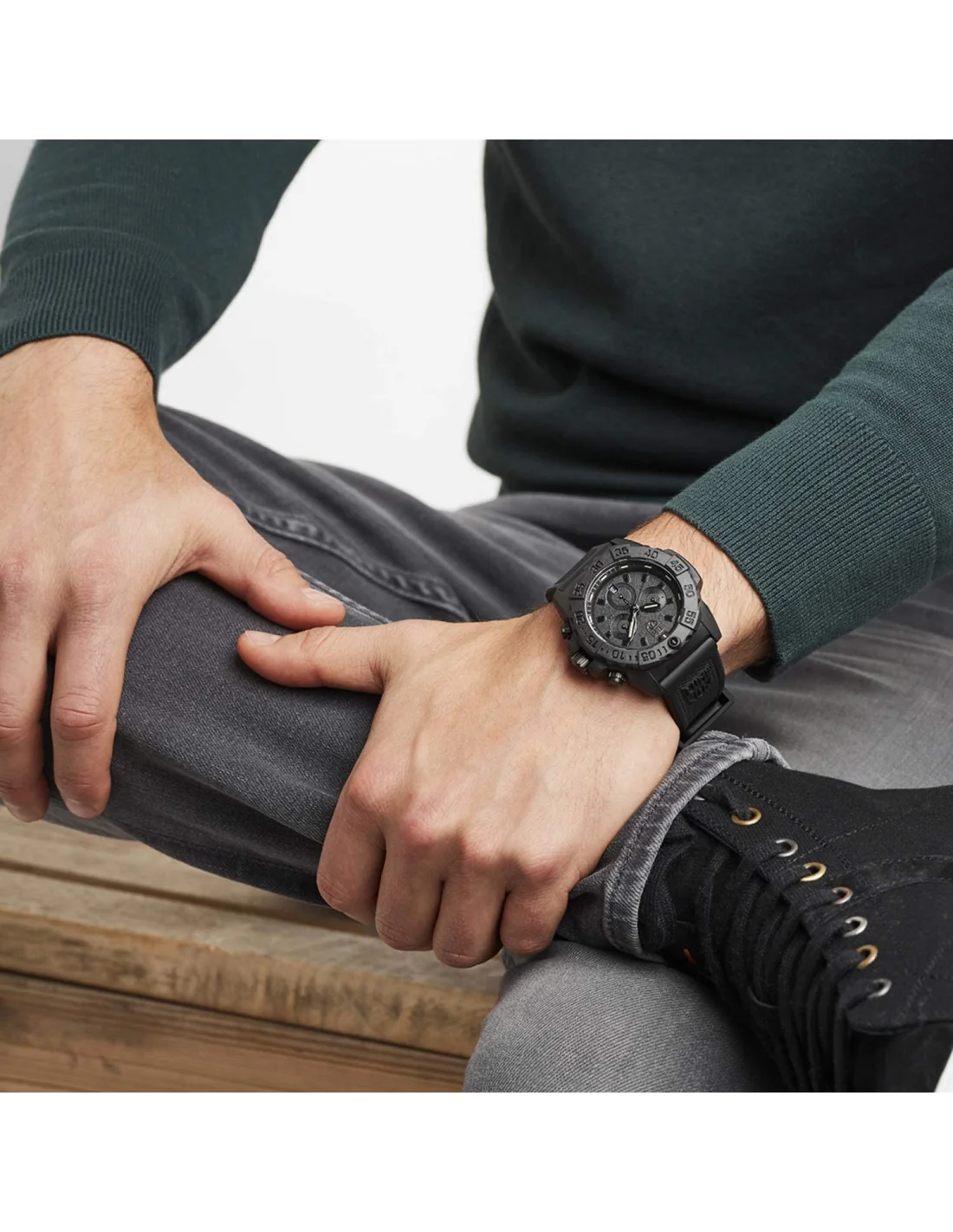 Montre Homme Luminox Navy Seal XS.3581.BO vue 2