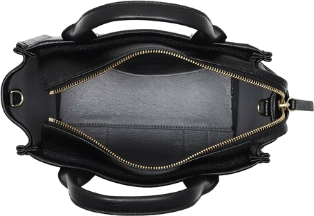 Sac à main Marc Jacobs The Mini Tote Bag en cuir grainé - Noir vue 9