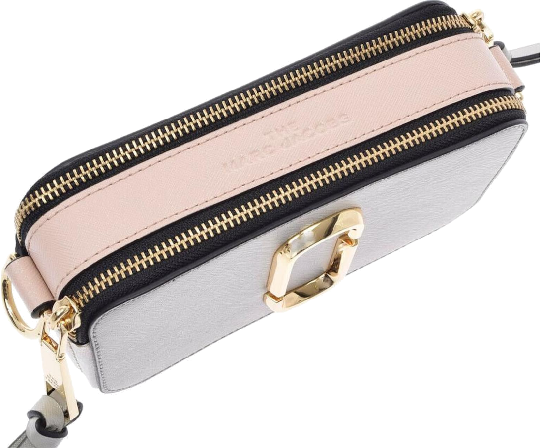 Sac à main bandoulière Marc Jacobs The Snapshot - Gris vue 3