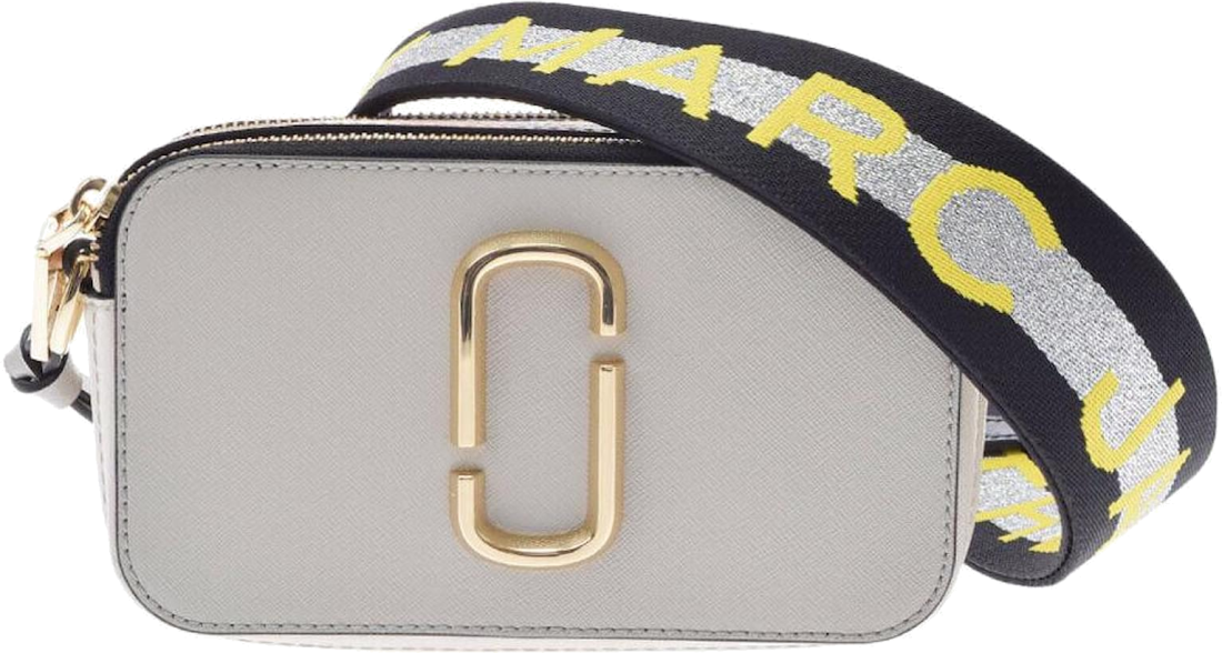 Sac à main bandoulière Marc Jacobs The Snapshot - Gris vue 4