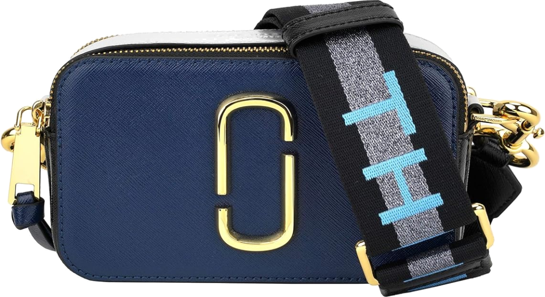 Sac à main bandoulière Marc Jacobs The Snapshot - Bleu vue 3