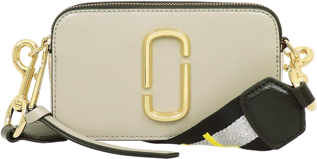 Sac à main bandoulière Marc Jacobs The Snapshot M0014146 - Cuir - Femme vue 2