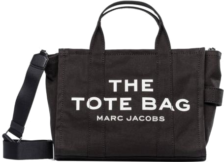 Sac à main Marc Jacobs The Medium Tote Bag en toile - Noir vue 3