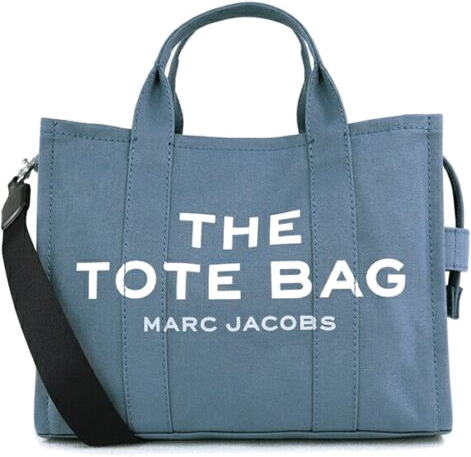 Sac à main Marc Jacobs The Medium Tote Bag en toile - Bleu vue 3