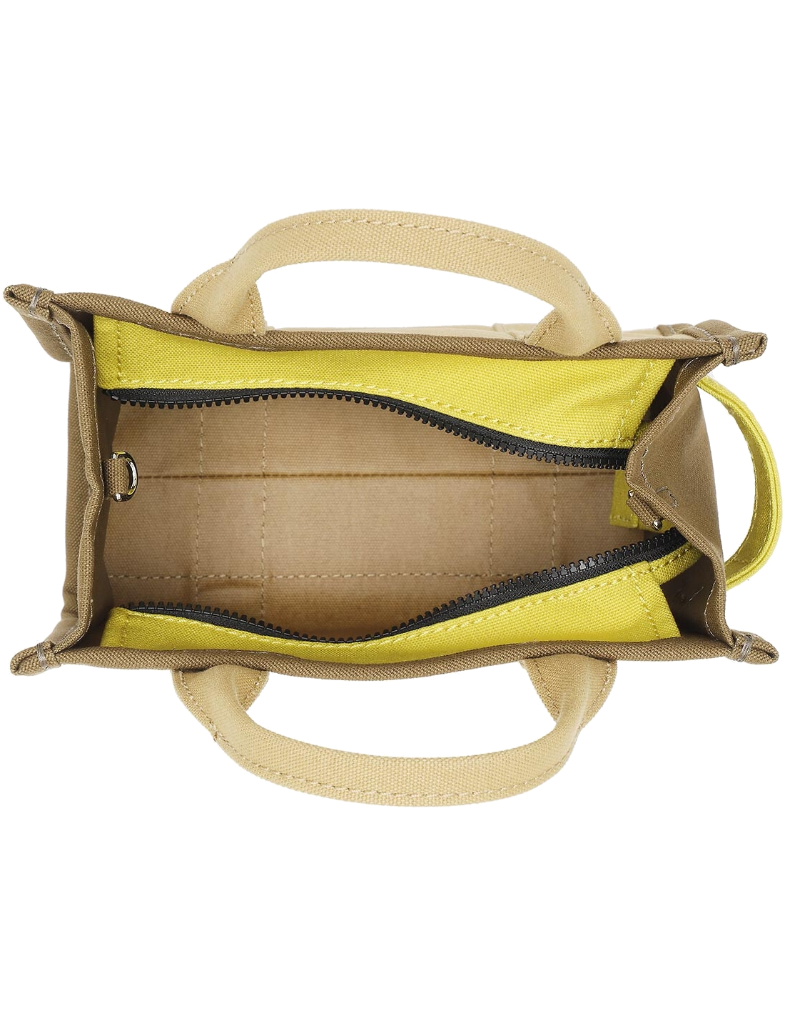 Sac à main Marc Jacobs The Mini Tote Bag en toile - Vert vue 2