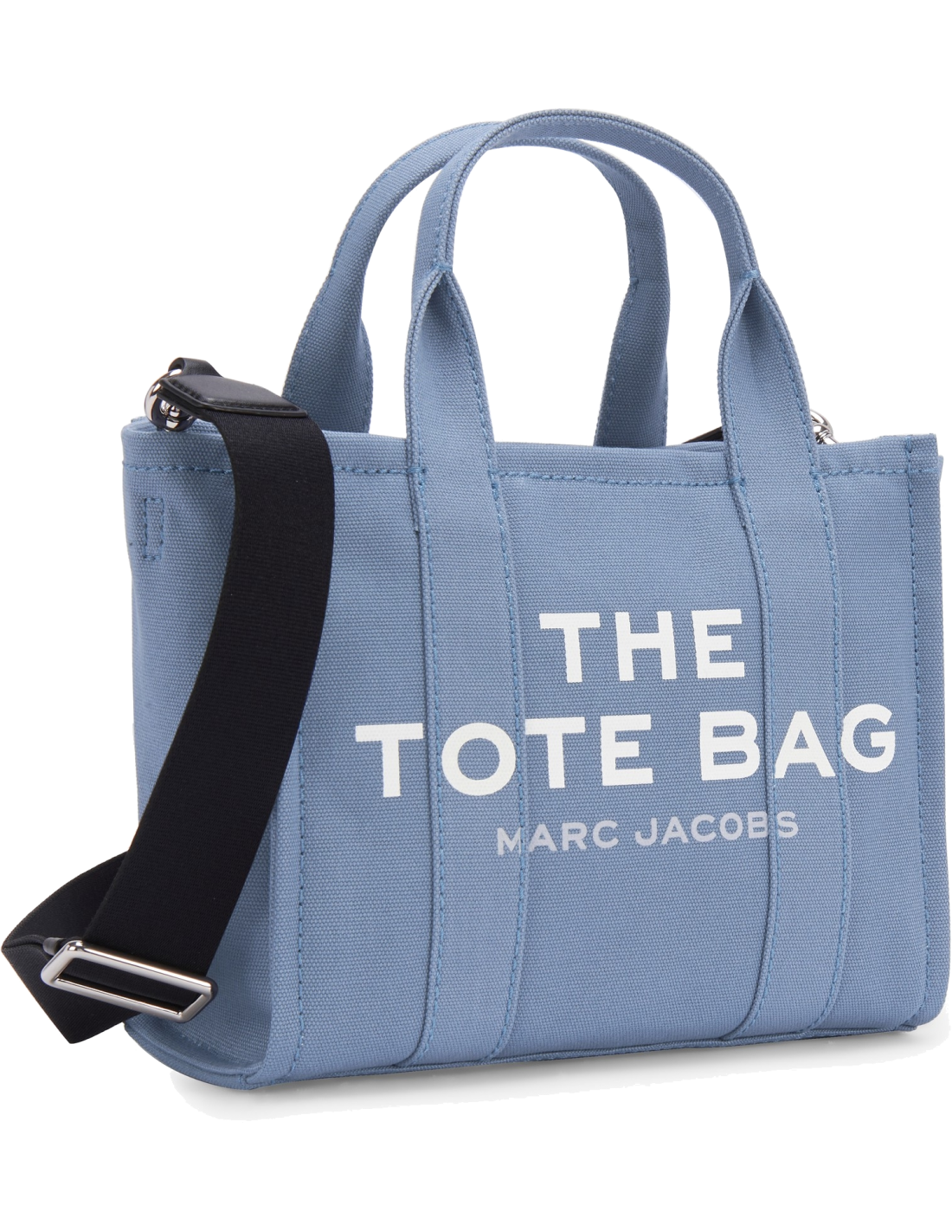 Sac à main Marc Jacobs The Mini Tote Bag en toile - Bleu vue 4