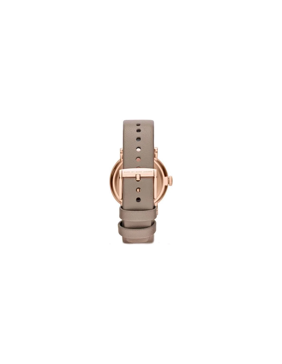 Montre Femme Marc Jacobs MBM1266 - Boîtier Or Rose, Cadran et Bracelet Cuir Gris vue 2