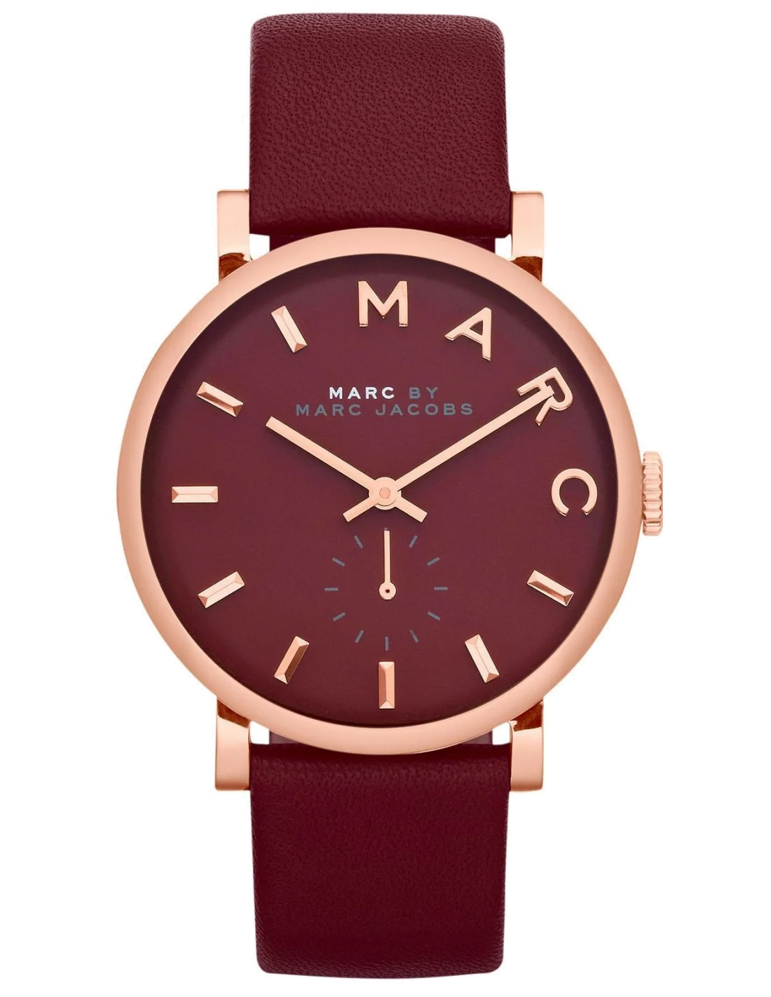 Montre Femme Marc Jacobs MBM1267 Baker Cadran Bordeaux Cuir