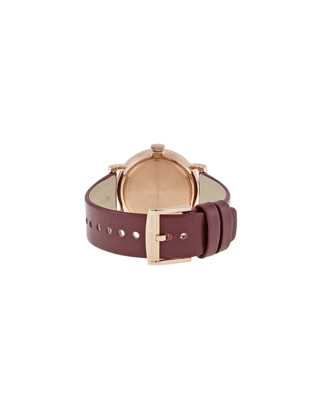 Montre Femme Marc Jacobs MBM1267 Baker Cadran Bordeaux Cuir vue 3