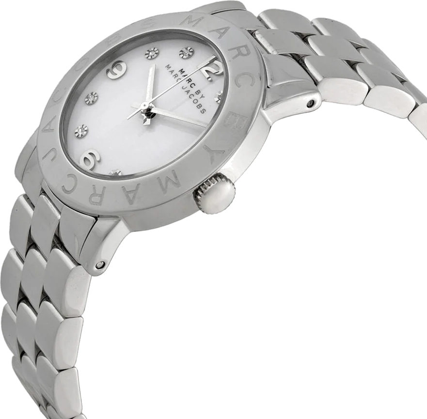Montre Femme Marc Jacobs Amy MBM3054 Cadran Blanc Acier Inoxydable vue 2