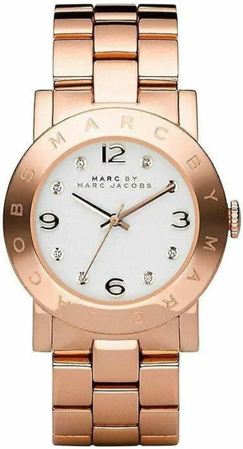 Montre Femme Marc Jacobs Amy MBM3077 en acier or rose