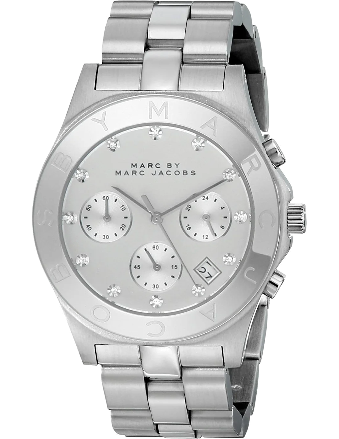 Montre Marc Jacobs MBM3100 Chronographe Acier Inoxydable Argent Unisexe