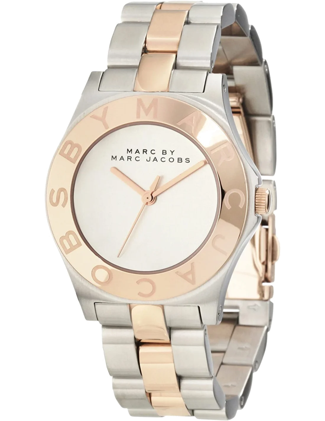 Montre Femme Marc Jacobs MBM3129 - Cadran et bracelet acier et or rose - 36mm