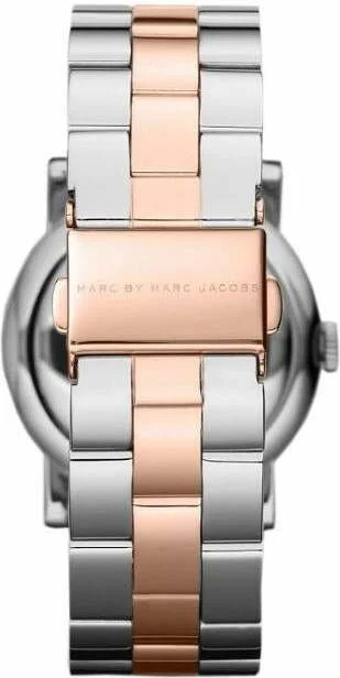 Montre Femme Marc Jacobs MBM3194 Acier Bicolore Argent et Doré Rose vue 4
