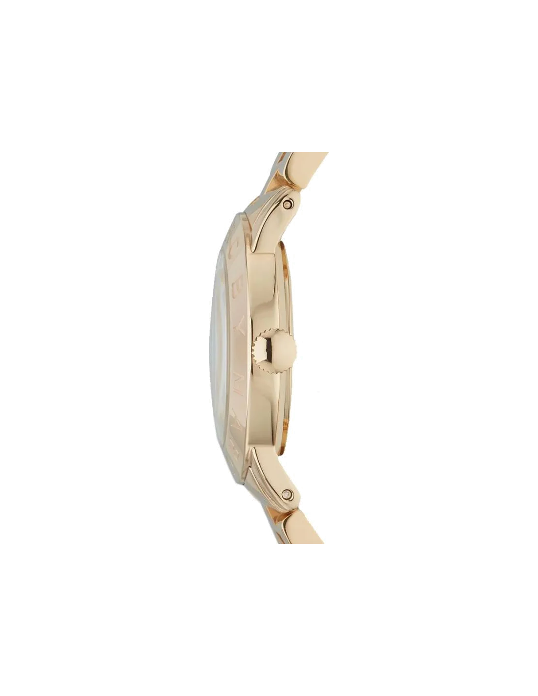 Montre Femme Marc Jacobs Amy MBM3215 en Acier Doré avec Cristaux Bleus vue 3