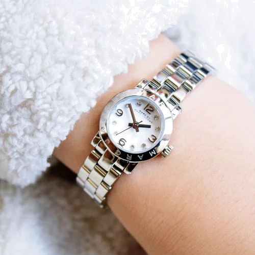 Montre Femme Marc Jacobs MBM3225 Acier Inoxydable Argent et Doré 28mm vue 3