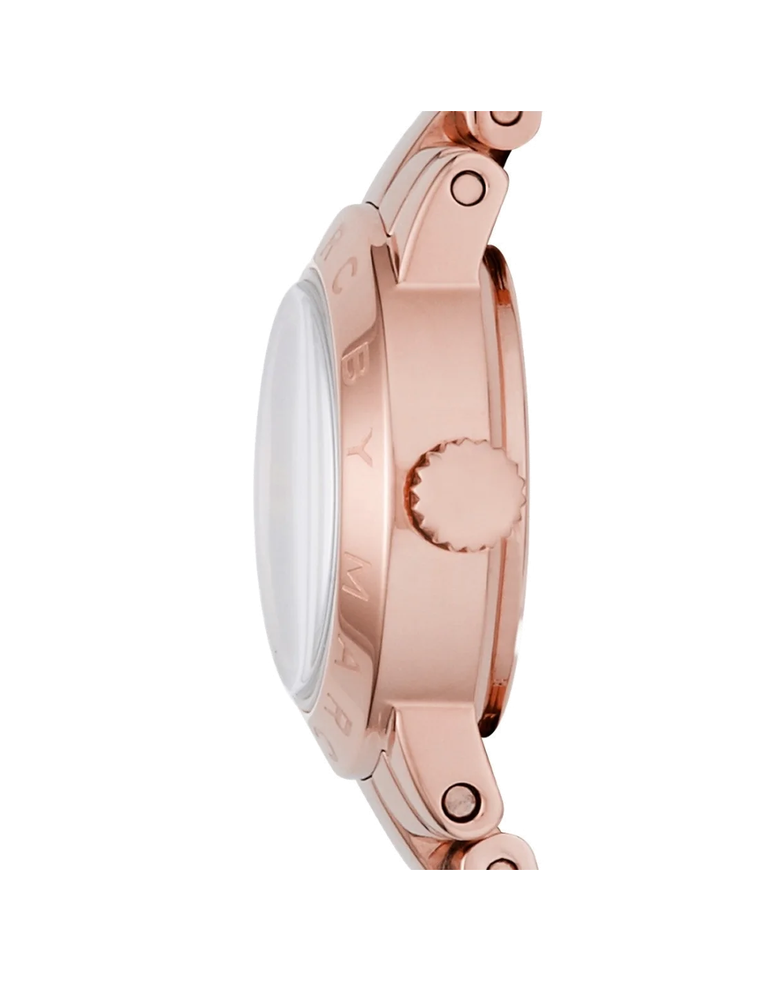 Montre Femme Marc Jacobs Amy MBM3227 en Acier Or Rose et Diamants Blush vue 2
