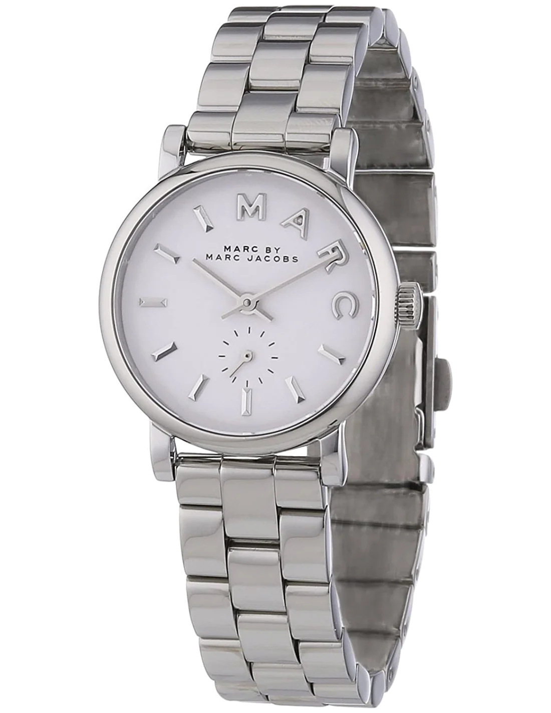 Montre Femme Marc Jacobs Baker MBM3246 Cadran Blanc Acier Inoxydable