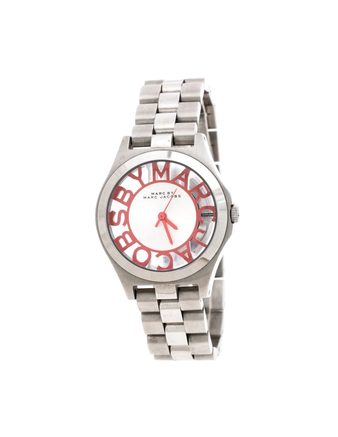 Montre Femme Marc Jacobs Henry Skeleton MBM3294 en Acier Argenté