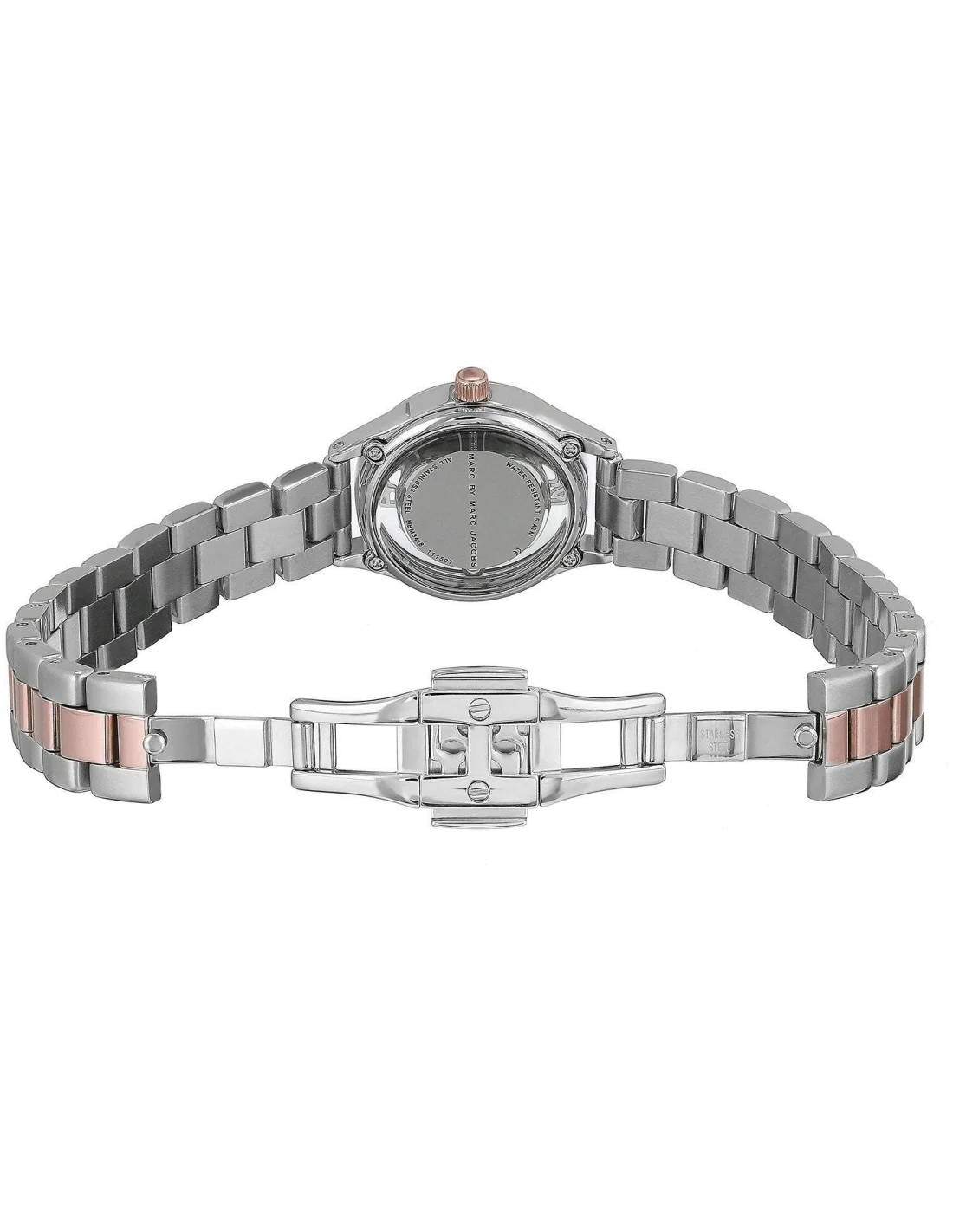 Montre Femme Marc Jacobs Tether MBM3418 en Acier Or Rose vue 3