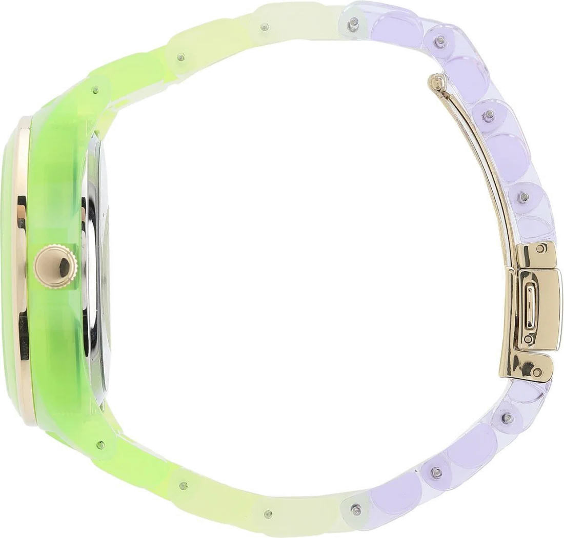 Montre Femme Marc Jacobs Henry MBM4569 Cadran Squelette Vert et Acier vue 2