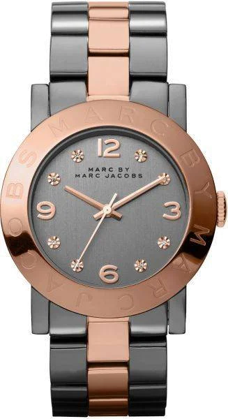 Montre Femme Marc Jacobs MBM8597 Cadran Gris Bracelet Or Rose Acier