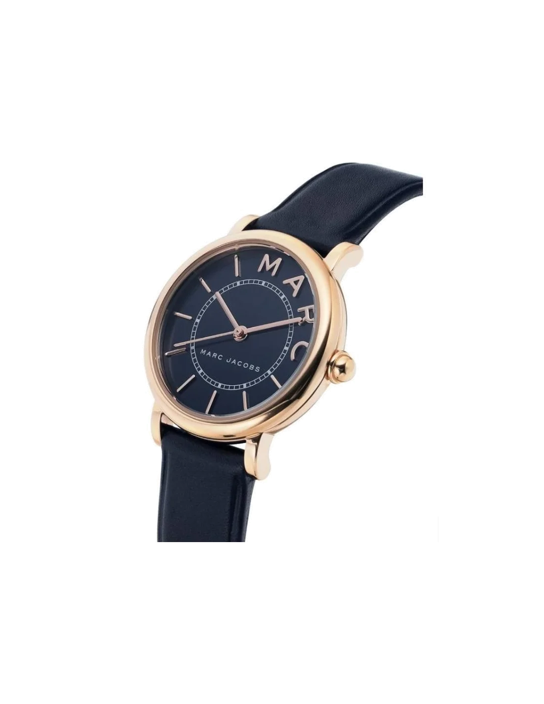 Montre Femme Marc Jacobs MJ1539 Roxy - Boîtier Or Rose, Cadran Bleu, Bracelet Cuir vue 2