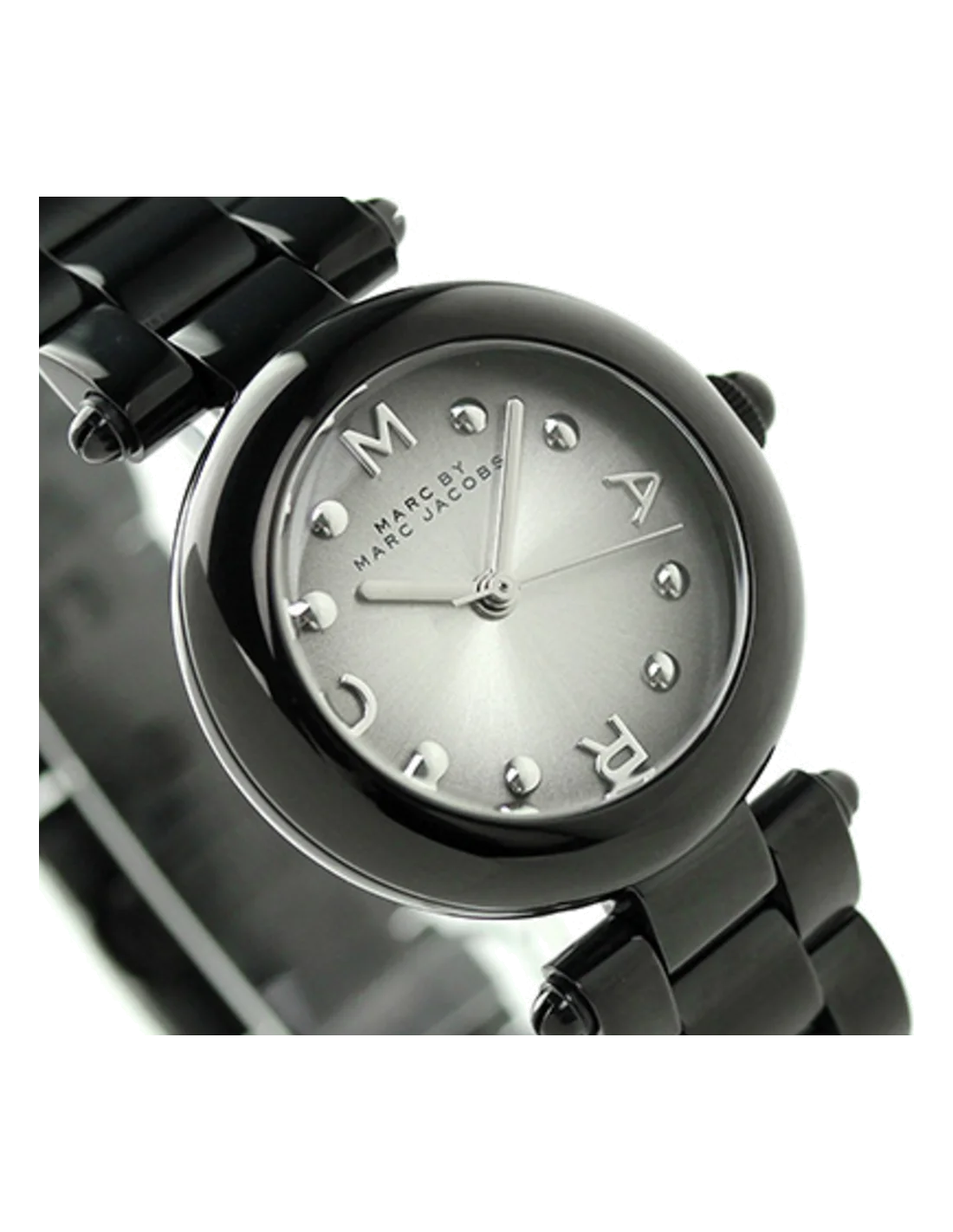 Montre Femme Marc Jacobs Dotty MJ3453 Noire Acier vue 2